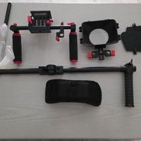 MATTE BOX M1 PARALUCE,BARRA STABILIZZATRICE VIDEO