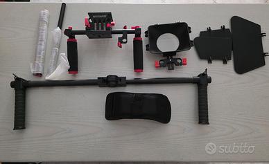 MATTE BOX M1 PARALUCE,BARRA STABILIZZATRICE VIDEO