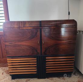 Mobile bar/vetrina vintage anni '40-'50 restaurato