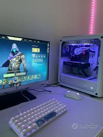 Postazione PC completa White Edition (Ryzen 5 / RX