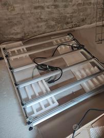 Impianto idroponico con lampade, grow e tutto!