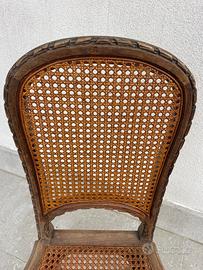 Sedia in stile francese in legno