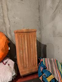 Stufa vintage in cotto