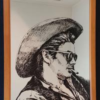 Specchio James Dean anni 80
