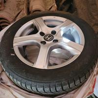Cerchioni + pneumatico 15" Honda Jazz secoda serie