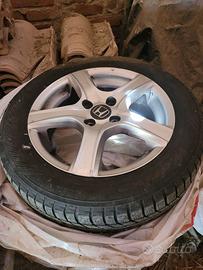 Cerchioni + pneumatico 15" Honda Jazz secoda serie
