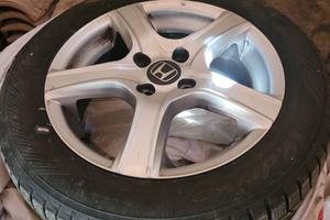 Cerchioni + pneumatico 15" Honda Jazz secoda serie