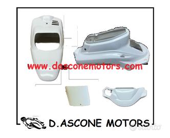 kit carene Booster Bianco grezzo 4 pezzi 1988 2003