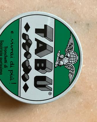 Scatolina liquirizie TABu originale VUOTA