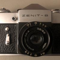 Fotocamera Zenit-B con custodia, tutto orginale