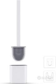 Ibergrif Scopino Bagno WC Silicone con Supporto