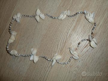 Collana etnica in conchiglie. Artigianale
