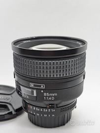 Nikon AF-D Nikkor 85mm F/1.4 tele obiettivo
