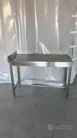 Tavolo acciaio inox 130x50x90