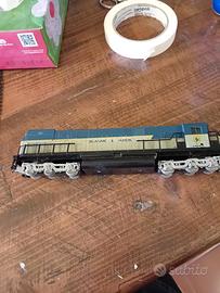 Modello ferroviario tipo americano scala H0 