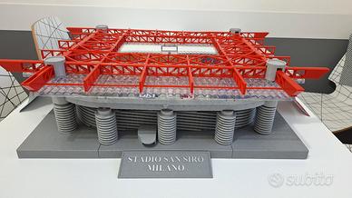 stadio san siro modellino gazzetta dello sport