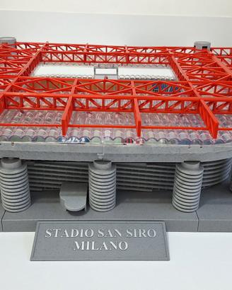 stadio san siro modellino gazzetta dello sport