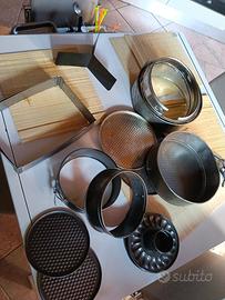 set tortiere anello regolabile teglie e cerniere p