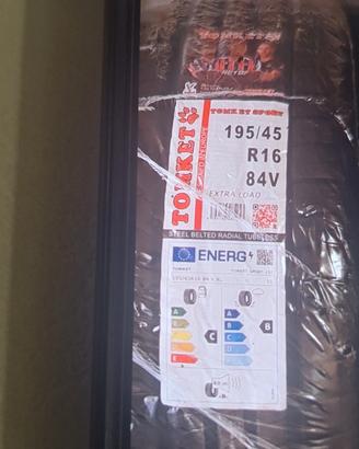 4 gomme  nuove per auto 