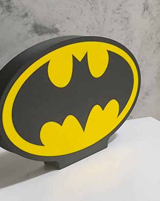Lampada Led logo Batman Insegna Lightbox