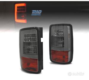 FANALI PER VOLKSWAGEN VW CADDY 04-15 FONDO CROMATO