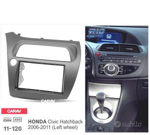 CORNICE NERA RADIO 2-DIN PER HONDA CIVIC HATCHBACK