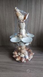 Scultura decorativa in conchiglie – 39×19 cm