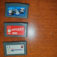 Cartucce gameboy advance_Drive2, F1, Kasparow