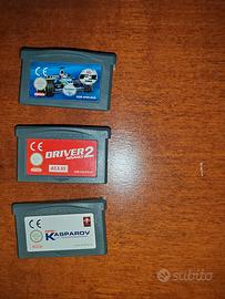 Cartucce gameboy advance_Drive2, F1, Kasparow