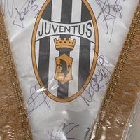 Galiardetto originale Juventus con autografi