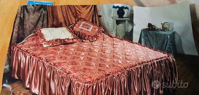 copriletto matrimoniale trapuntato in lana merinos