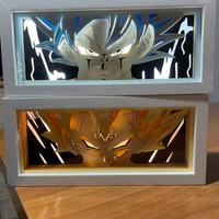 Lampade anime dragon ball goku & vegeta