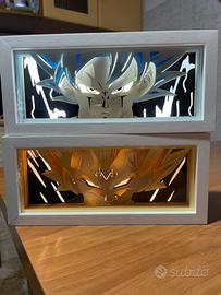 Lampade anime dragon ball goku & vegeta