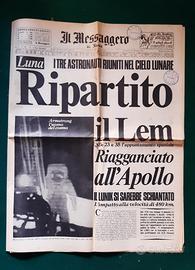 Messaggero del 22 luglio 1969
