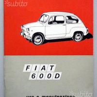 Manuale Uso e Manutenzione Fiat 600 D
