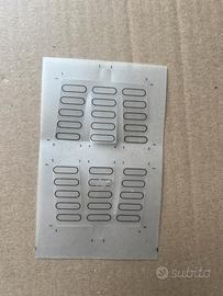 Etichetta tastiera Tecnoalarm lcd300