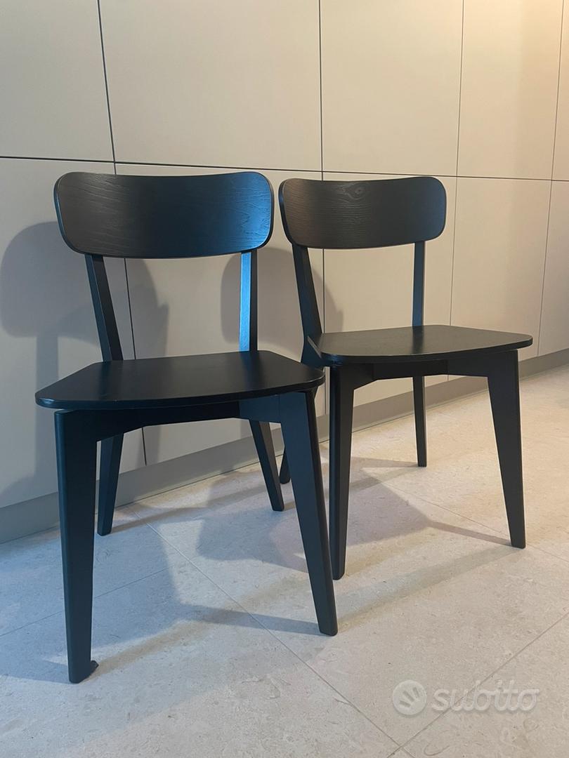 Lisabo Ikea Sedie Nere Coppia Di Sedie LISABO Ikea Arredamento E