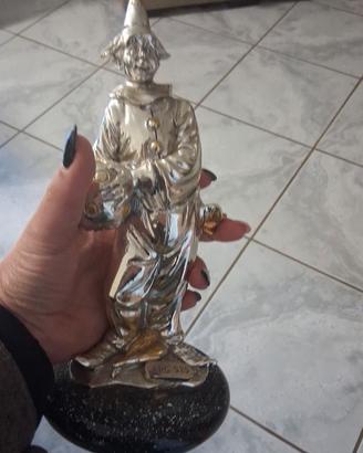 Statuetta pagliaccio aegento 925
