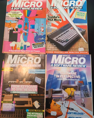 Lotto 4 Riviste UK WHICH MICRO & SOFTWARE REVIEW (