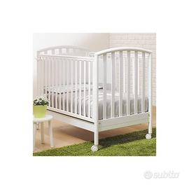 Lettino Pali con cassetto bianco