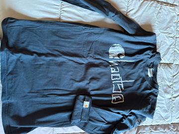 Tshirt Carrhart manica lunga blu/grigio