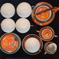 Servizio da Tè Giapponese Vintage "Dragonware" 