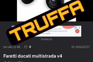 Faretti ducati multistrada v4 ATTENZION