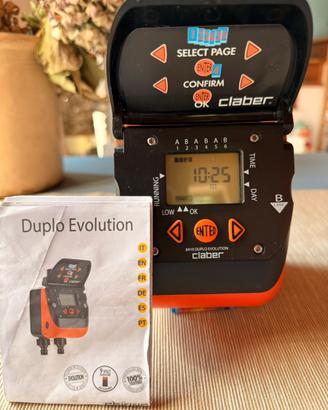 Centralina irrigazione Claber Duplo - due vie