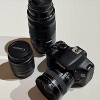 Canon EOS 550D + 3 obiettivi