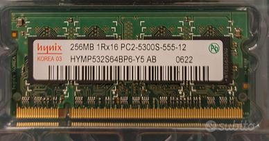 Ram Hynix 256MB  DDR2 sodimm per portatile