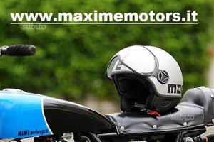 CASCO MOMO DESIGN FGTR bianco lucido Nuovo