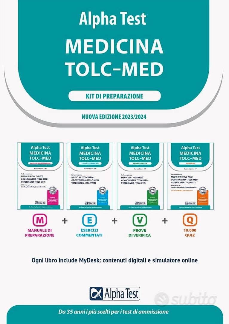 KIT Alpha Test Medicina TOLC-MED di preparazione - Libri e Riviste