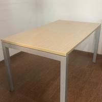 Scrivania e cassettiera rovere chiaro per ufficio