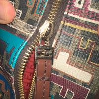 Fendi zucca spalmati rool bag/tool bag